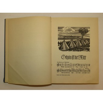 Unser Liederbuch Lieder der Hitler-Jugend. joliment illustré. Espenlaub militaria